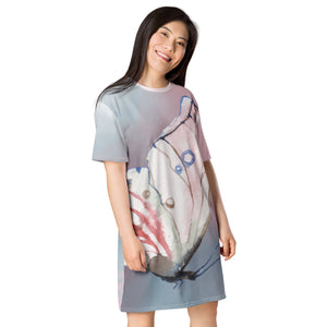 Butterfly Watercolor T-shirt dress