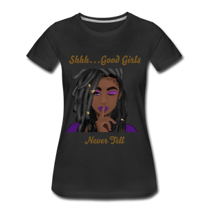 "Good Girl"  Women’s Premium T-Shirt - black