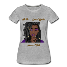 Load image into Gallery viewer, &quot;Good Girl&quot;  Women’s Premium T-Shirt - heather gray
