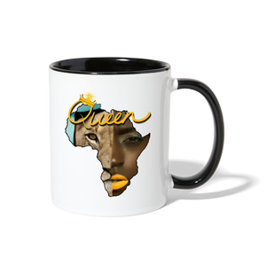 "Queen" Coffee Mug - white/black