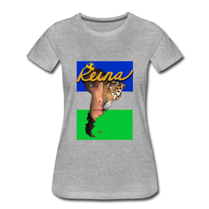 "Reina" (Queen) Women’s Premium T-Shirt - heather gray