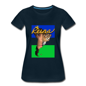 "Reina" (Queen) Women’s Premium T-Shirt - deep navy