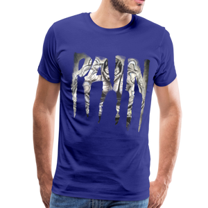 "PAIN" Men's Premium T-Shirt - royal blue