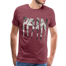 Load image into Gallery viewer, &quot;PAIN&quot; Men&#39;s Premium T-Shirt - heather burgundy
