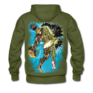 Men’s "The Universe Within" Premium Hoodie - olive green