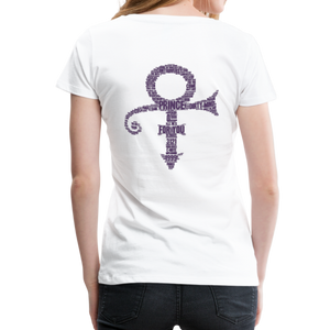 Women’s "Prince" Premium T-Shirt - white