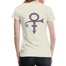 Load image into Gallery viewer, Women’s &quot;Prince&quot; Premium T-Shirt - heather oatmeal
