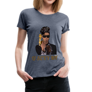 Women’s "Prince" Premium T-Shirt - heather blue