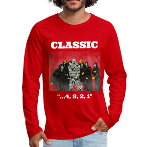 "Classic" Men's Premium Long Sleeve T-Shirt - red