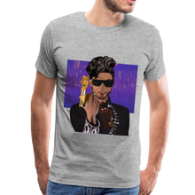 Load image into Gallery viewer, Men&#39;s &quot;Prince&quot; Premium T-Shirt - heather gray
