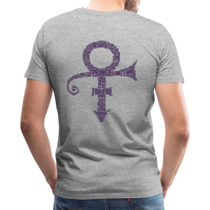 Men's "Prince" Premium T-Shirt - heather gray