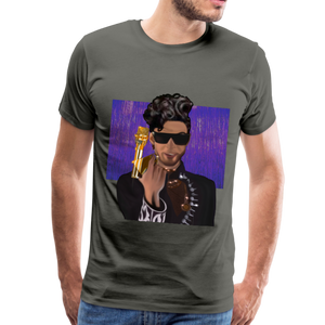 Men's "Prince" Premium T-Shirt - asphalt gray