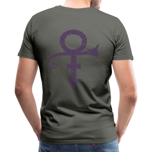 Men's "Prince" Premium T-Shirt - asphalt gray