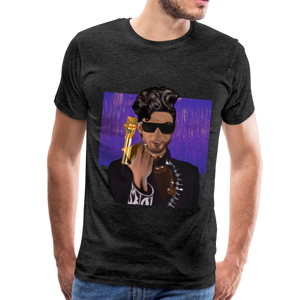 Men's "Prince" Premium T-Shirt - charcoal gray