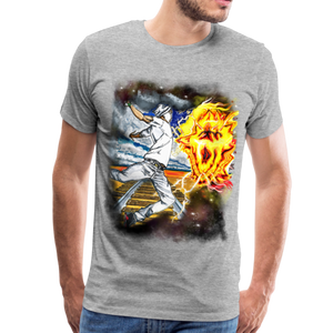 "Flash Dance" Men's Premium T-Shirt - heather gray