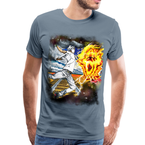 "Flash Dance" Men's Premium T-Shirt - steel blue