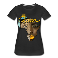 Load image into Gallery viewer, Women’s &quot;Queen&quot; Premium T-Shirt - black
