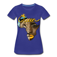 Load image into Gallery viewer, Women’s &quot;Queen&quot; Premium T-Shirt - royal blue
