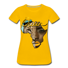 Load image into Gallery viewer, Women’s &quot;Queen&quot; Premium T-Shirt - sun yellow
