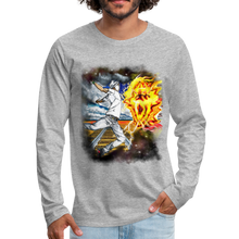 Load image into Gallery viewer, &quot;Flash Dance&quot; Men&#39;s Premium Long Sleeve T-Shirt - heather gray
