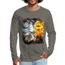 Load image into Gallery viewer, &quot;Flash Dance&quot; Men&#39;s Premium Long Sleeve T-Shirt - asphalt gray
