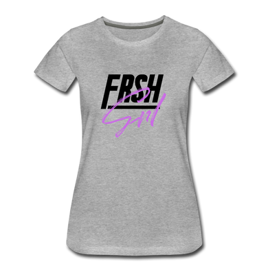 Frsh Grl Premium Tee - heather gray