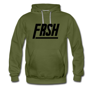 FRSH Men's Hoodie - olive green