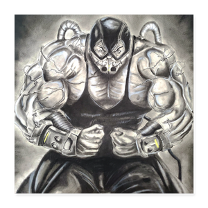 "Bane" Poster 24x24 - white