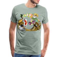 Load image into Gallery viewer, Men&#39;s &quot;Sk8&quot; Premium T-Shirt - steel green
