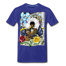 Load image into Gallery viewer, &quot;Concrete Roses&quot; Men&#39;s Premium T-Shirt - royal blue
