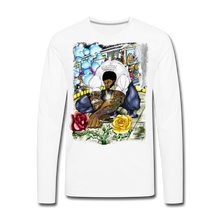 Load image into Gallery viewer, Men&#39;s &quot;Concrete Roses&quot; Premium Long Sleeve T-Shirt - white
