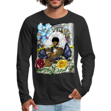 Load image into Gallery viewer, Men&#39;s &quot;Concrete Roses&quot; Premium Long Sleeve T-Shirt - black
