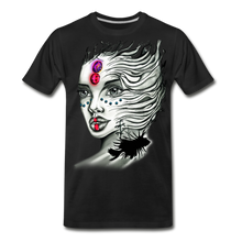 Load image into Gallery viewer, &quot;Coral Girl&quot; Men&#39;s Premium T-Shirt - black
