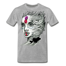 Load image into Gallery viewer, &quot;Coral Girl&quot; Men&#39;s Premium T-Shirt - heather gray
