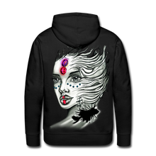 Load image into Gallery viewer, &quot;Coral Girl&quot; Men’s Premium Hoodie - black
