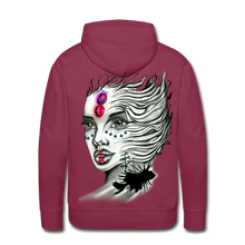 Load image into Gallery viewer, &quot;Coral Girl&quot; Men’s Premium Hoodie - burgundy
