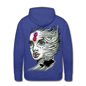 "Coral Girl" Men’s Premium Hoodie - royalblue