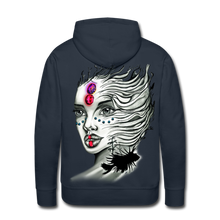 Load image into Gallery viewer, &quot;Coral Girl&quot; Men’s Premium Hoodie - navy
