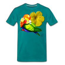 Load image into Gallery viewer, Pretty Bird Men&#39;s Premium T-Shirt - teal
