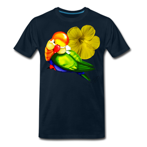 Pretty Bird Men's Premium T-Shirt - deep navy