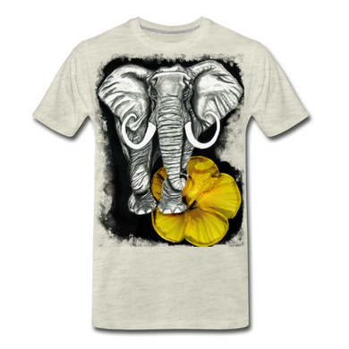 “Beauty & The Bull” Men's Premium T-Shirt - heather oatmeal