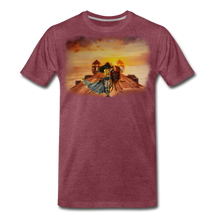 Load image into Gallery viewer, &quot;Her Journey&quot; Men&#39;s Premium T-Shirt - heather burgundy
