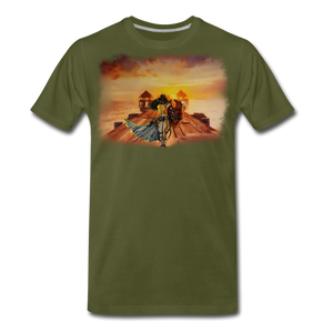 "Her Journey" Men's Premium T-Shirt - olive green