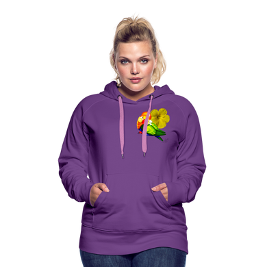 “Pretty Bird” Women’s Premium Hoodie - purple