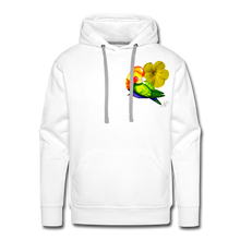 Load image into Gallery viewer, “Pretty Bird” Men’s Premium Hoodie - white
