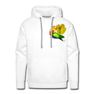 “Pretty Bird” Men’s Premium Hoodie - white