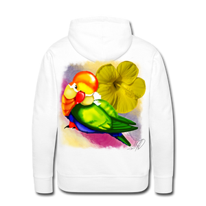 “Pretty Bird” Men’s Premium Hoodie - white