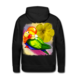 “Pretty Bird” Men’s Premium Hoodie - black