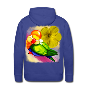 “Pretty Bird” Men’s Premium Hoodie - royalblue