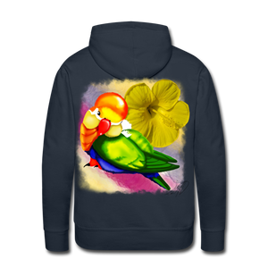 “Pretty Bird” Men’s Premium Hoodie - navy